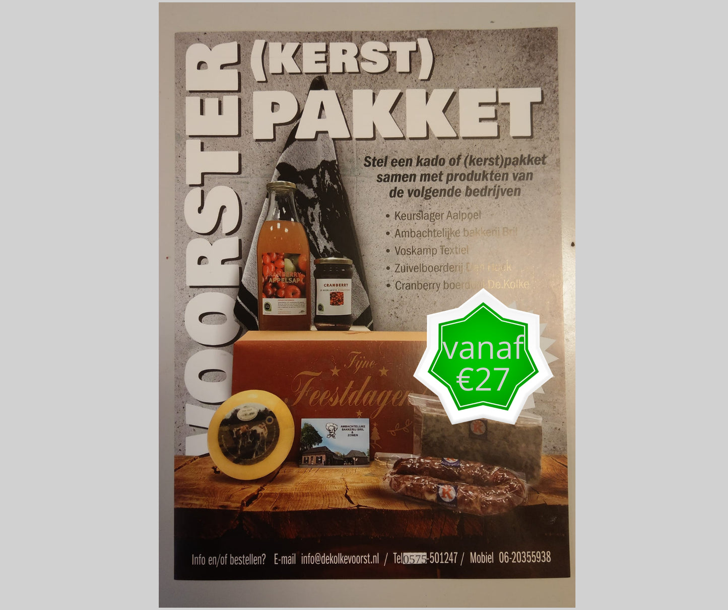 Voorster Kerstpakket met Lokale Lekkernijen