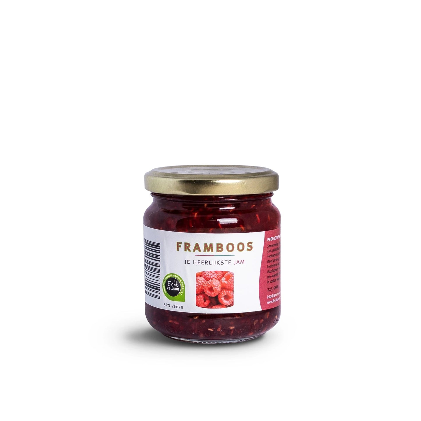 Natuurlijke Frambozen Jam van Boerderij de Kolke - Voorst