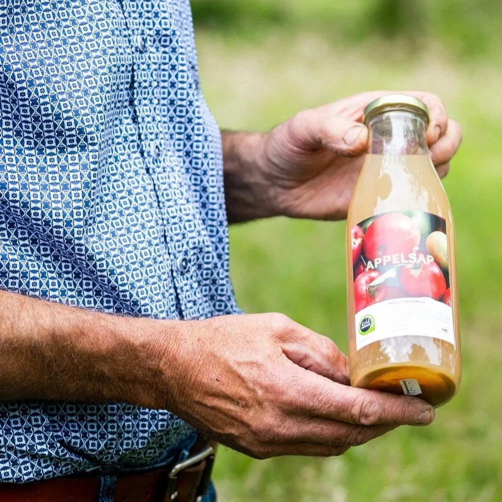 Versgeperst 100% Puur Appelsap - Gemaakt van Appels uit de Boomgaard van Boerderij de Kolke